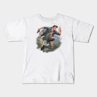 Uncharted 4 (transparent) Kids T-Shirt